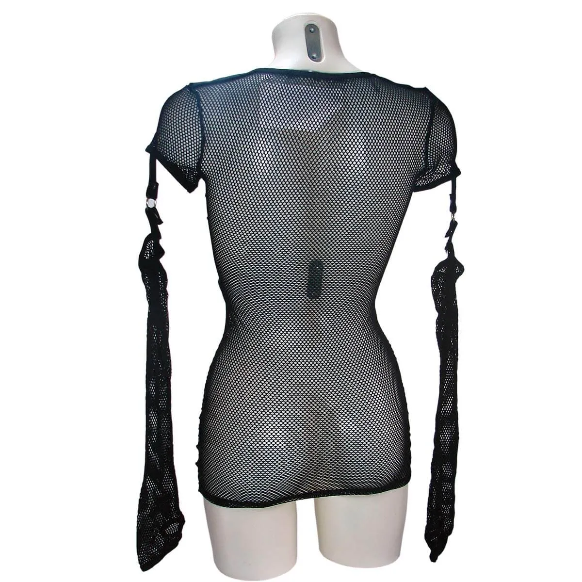 Fash-ist Bondage Fishnet Top By Lip Service