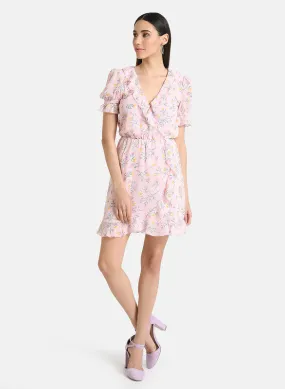 Mini Dress with Floral Print