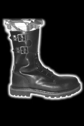 Dark French Combat Boots