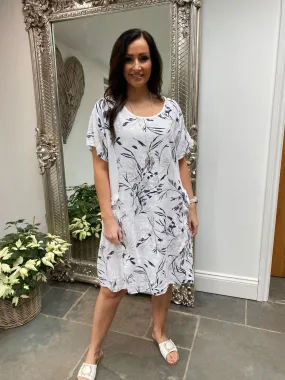 Floral Dress with Front Pocket April