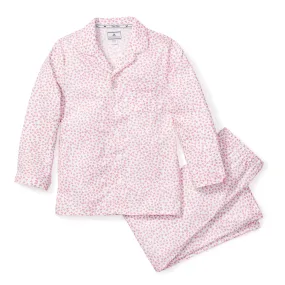 girly pink sweetheart pajamas set