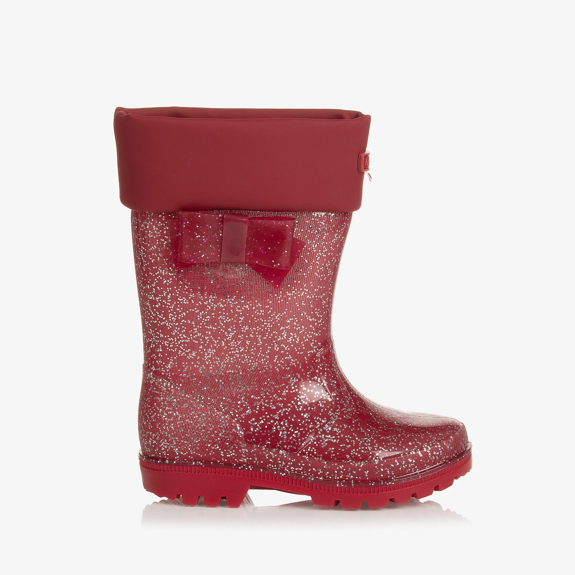 Sparkly Red Girl's Rain Boots