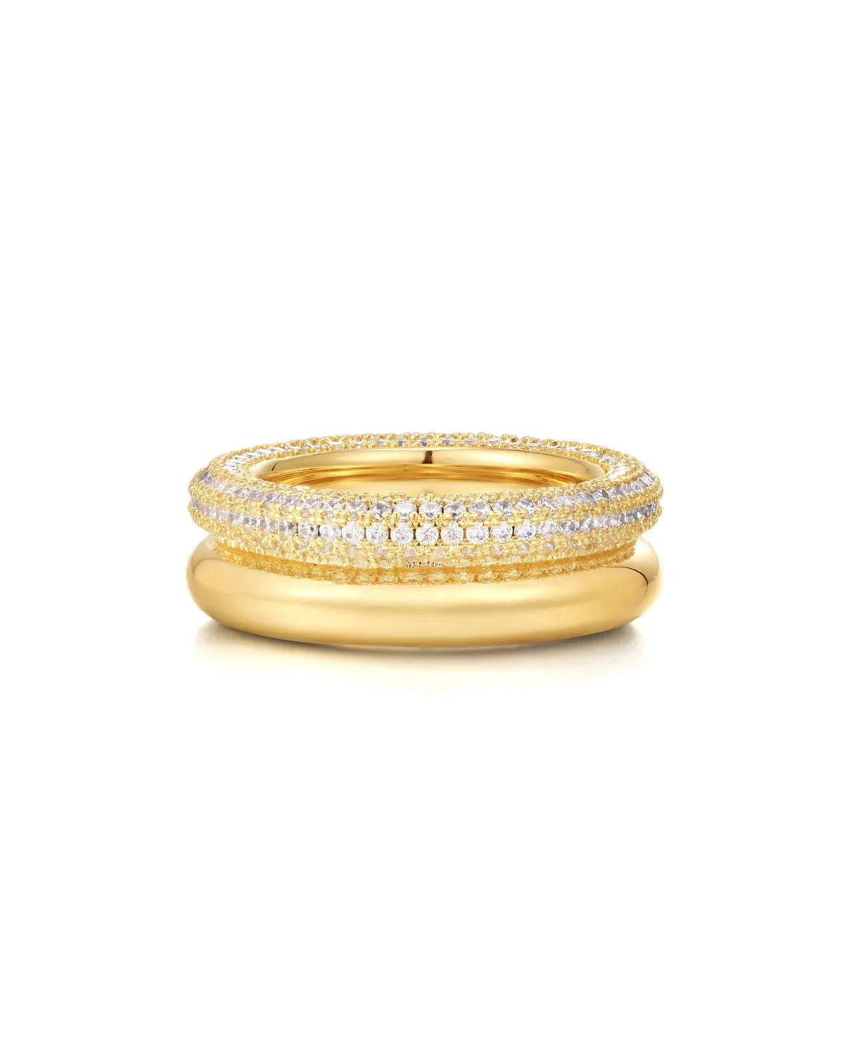 Gold Double Amalfi Ring