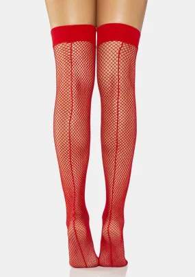 Good Rockin' Tonight Backseam Fishnet Tights