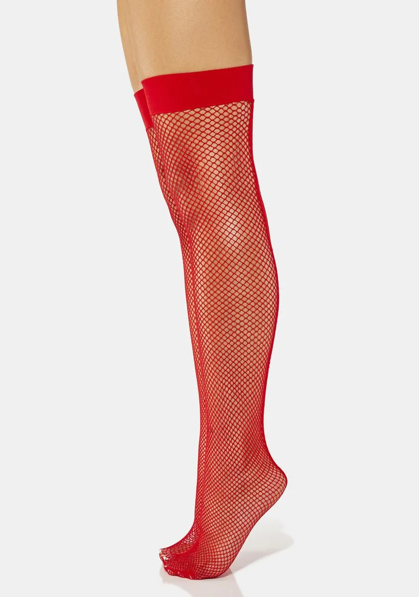 Good Rockin' Tonight Backseam Fishnet Tights