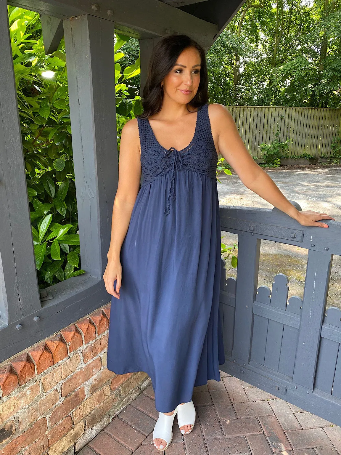 Dress Grace with Crochet Detail