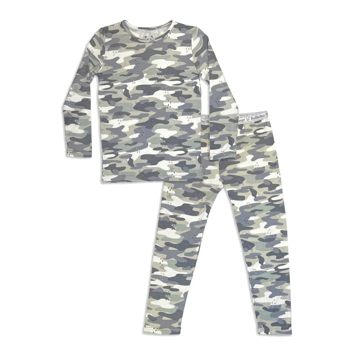 Grey Camo Kids Bamboo Sleepwear