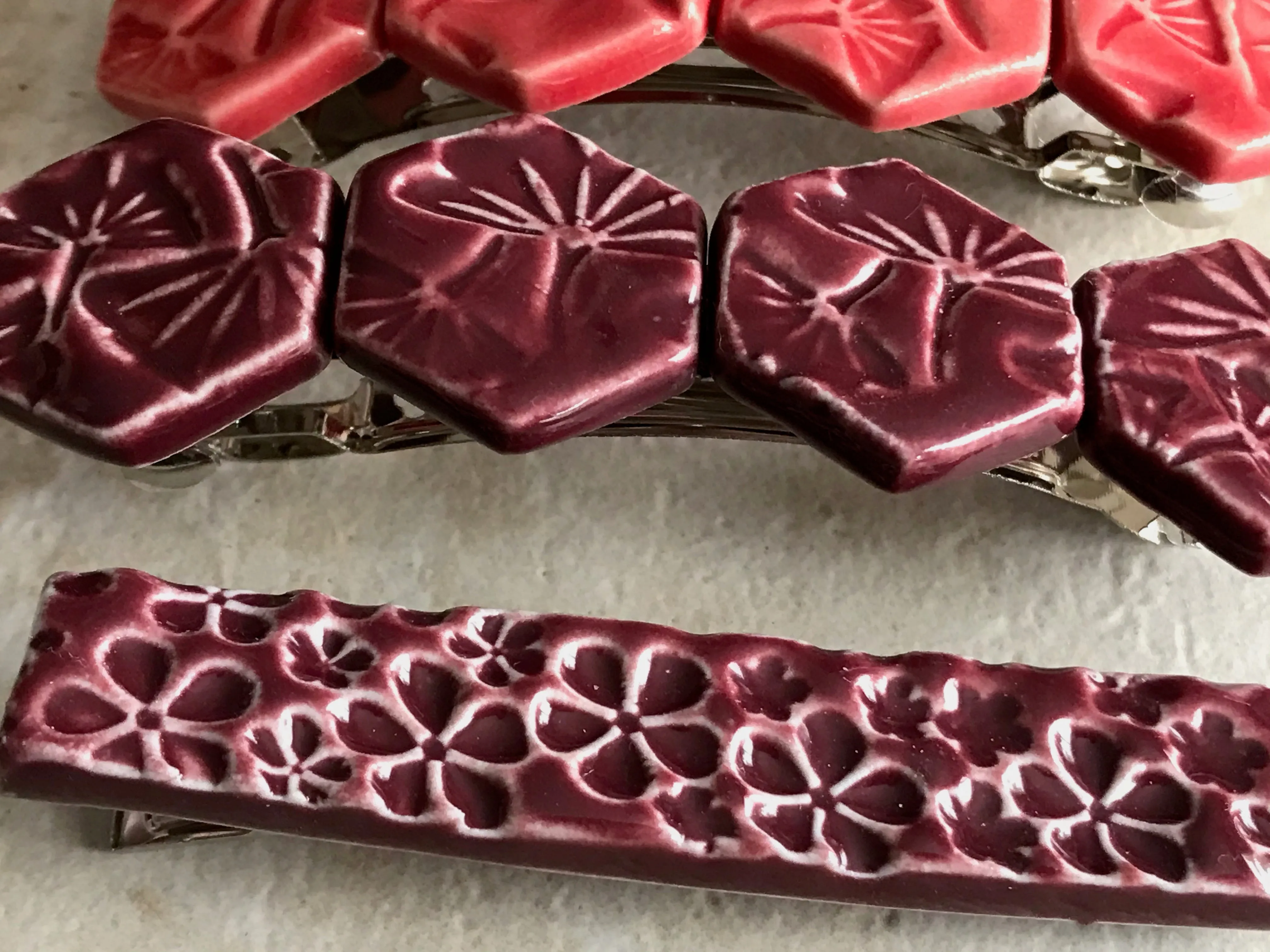 Handcrafted Hair Clips with Alligator and French Clip