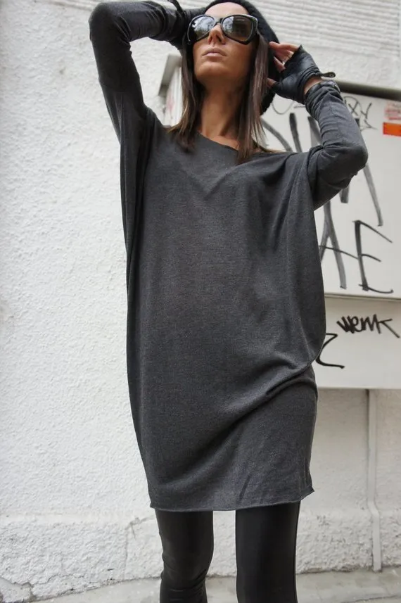 Handmade U-Neck Plain Tunic