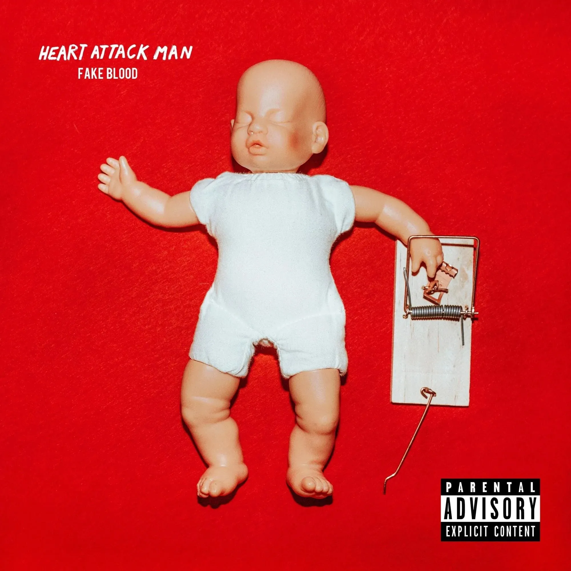 Heart Attack Man Album: 'Fake Blood' Limited Edition Clear & Red Vinyl