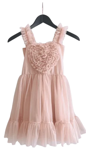 Dolly Heart Ballet Pink Lace-Up Back Dress