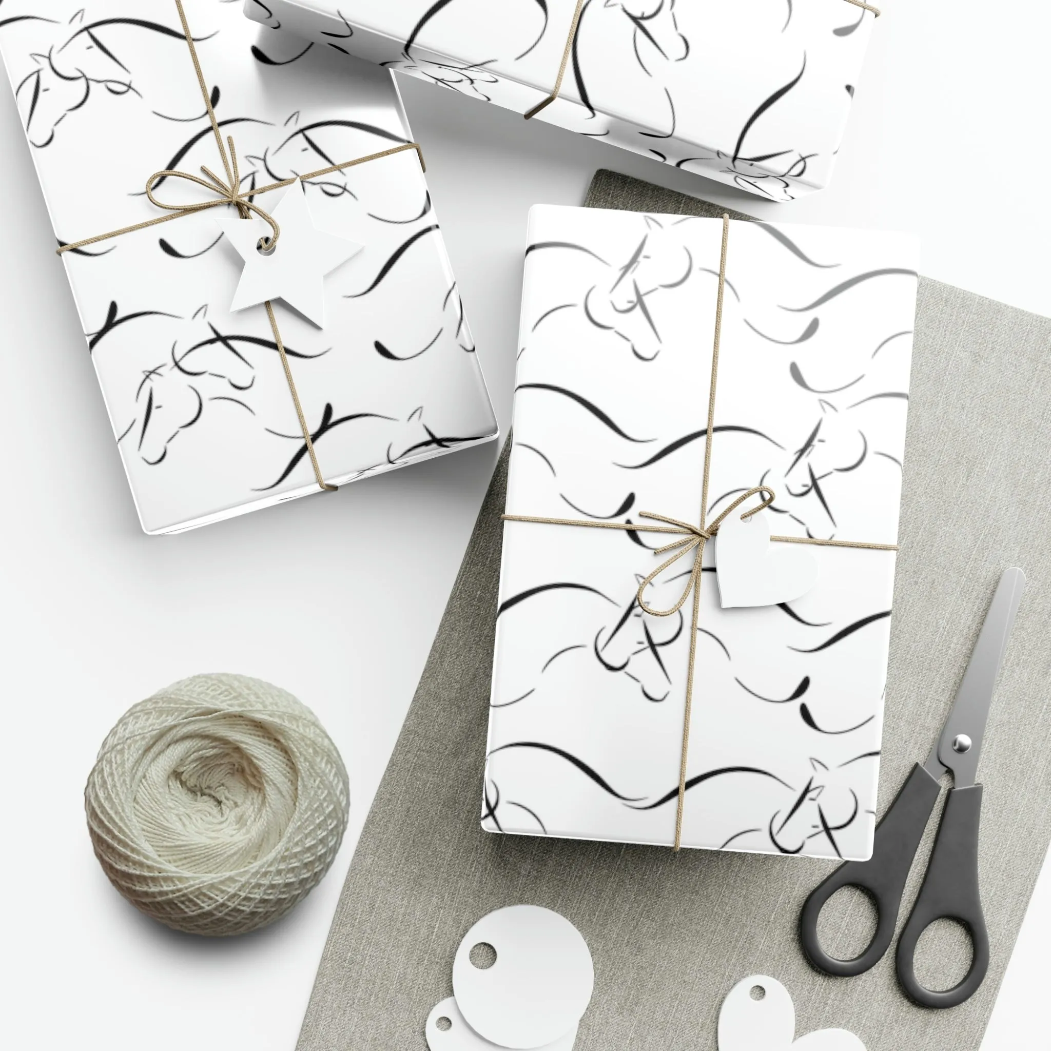 Gift Wrap Paper Horse