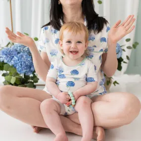 Hydrangea Short Sleeve Pajamas