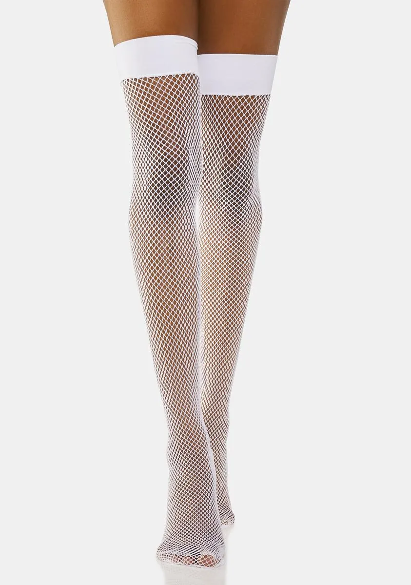 Innocent Good Rockin' Tonight Backseam Fishnet Tights