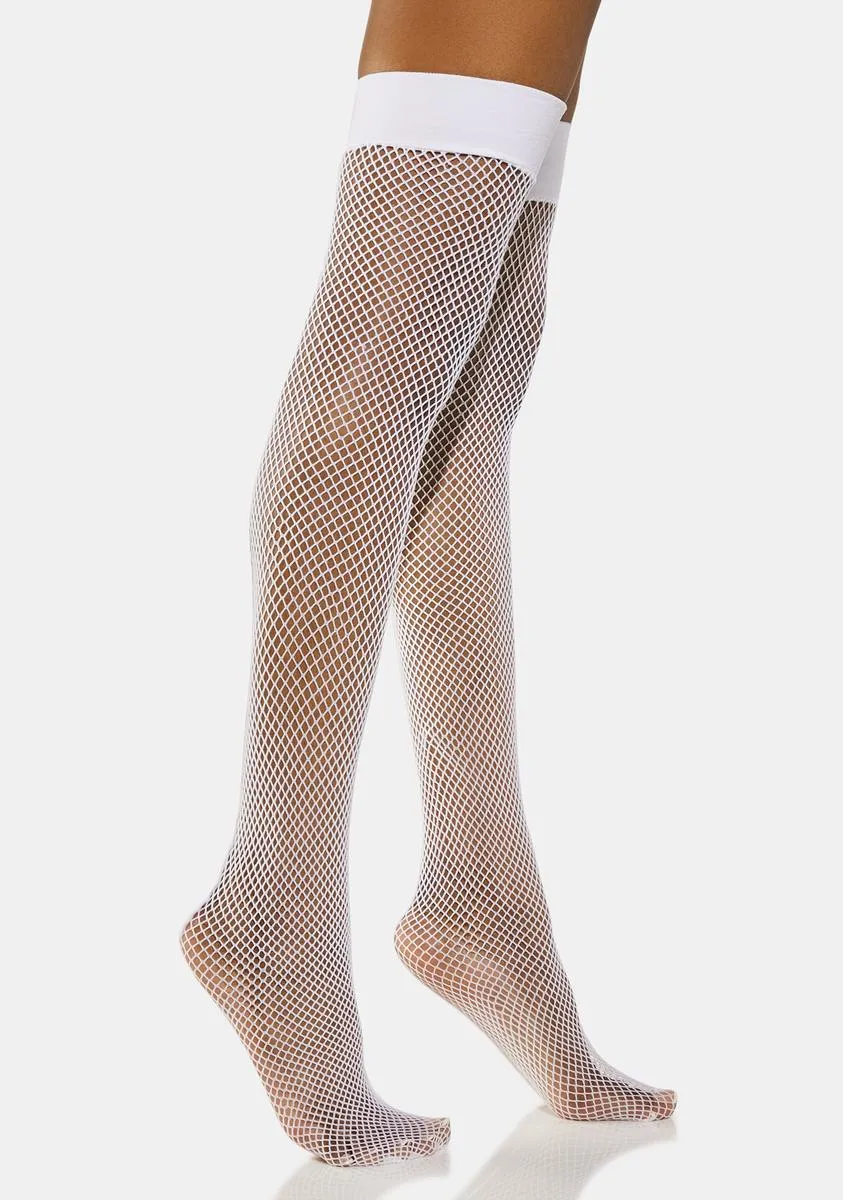 Innocent Good Rockin' Tonight Backseam Fishnet Tights