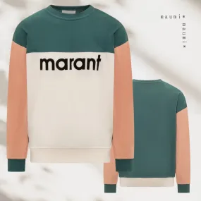 Isabel Marant Plain Cotton Logo Sweatshirts