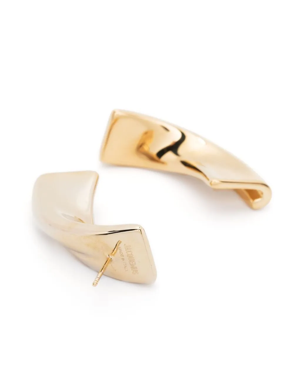 Light Gold Jacquemus Les Boucles J Earrings