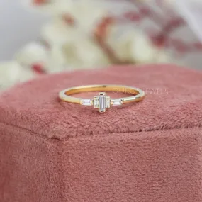 Dainty Baguette Diamond Ring