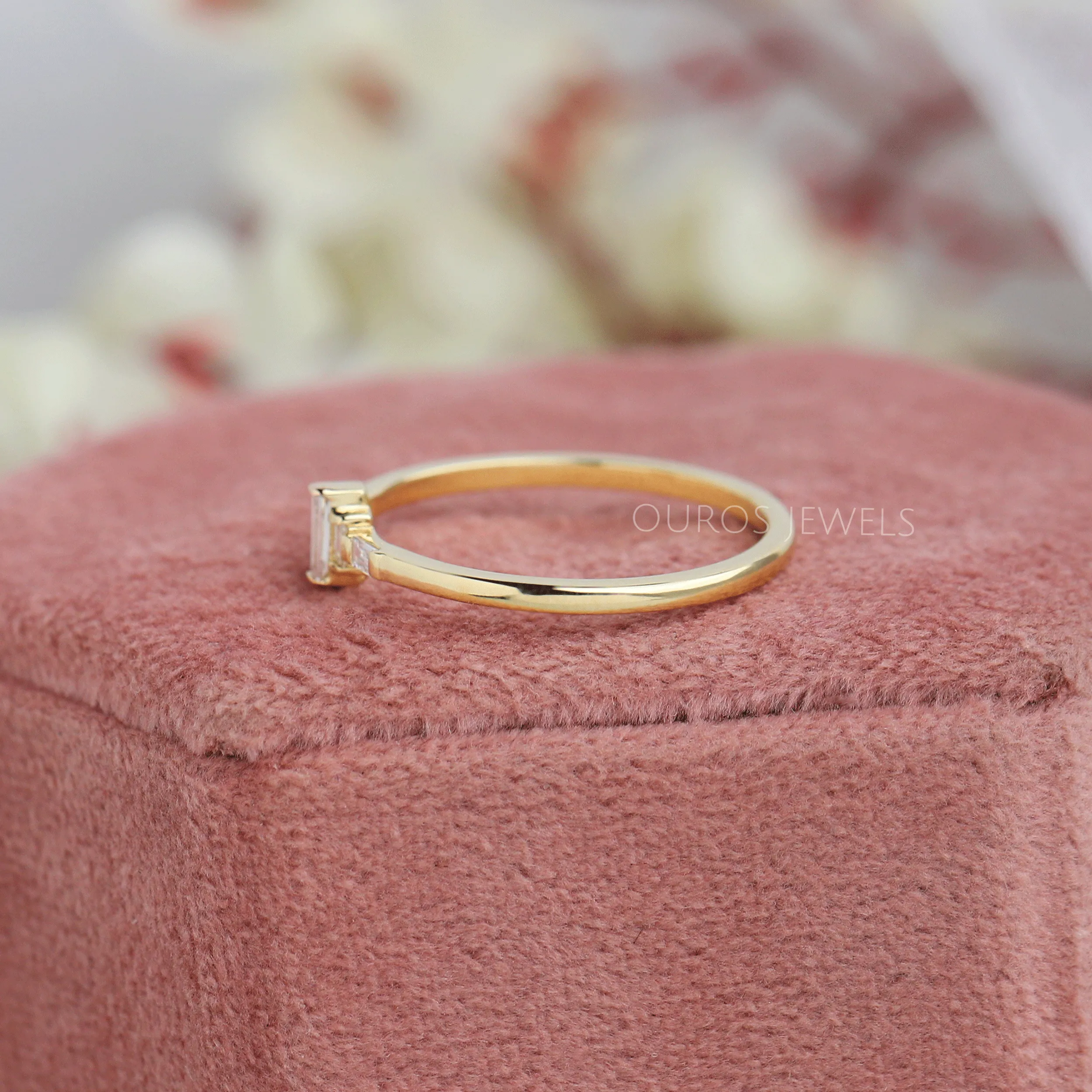 Dainty Baguette Diamond Ring