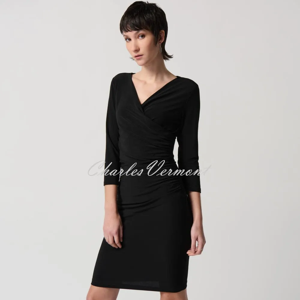 Mock Wrap Dress by Joseph Ribkoff