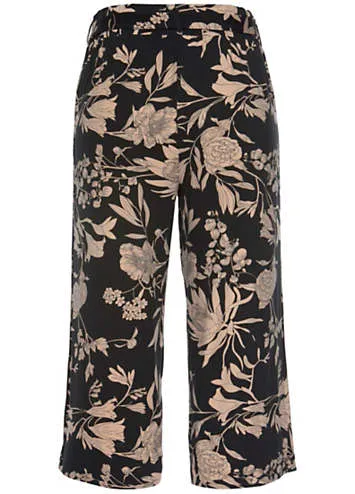 LASCANA Kaleidoscope Floral Print Culottes