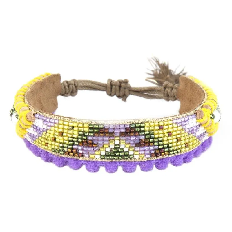 Lavender Beaded Bracelet