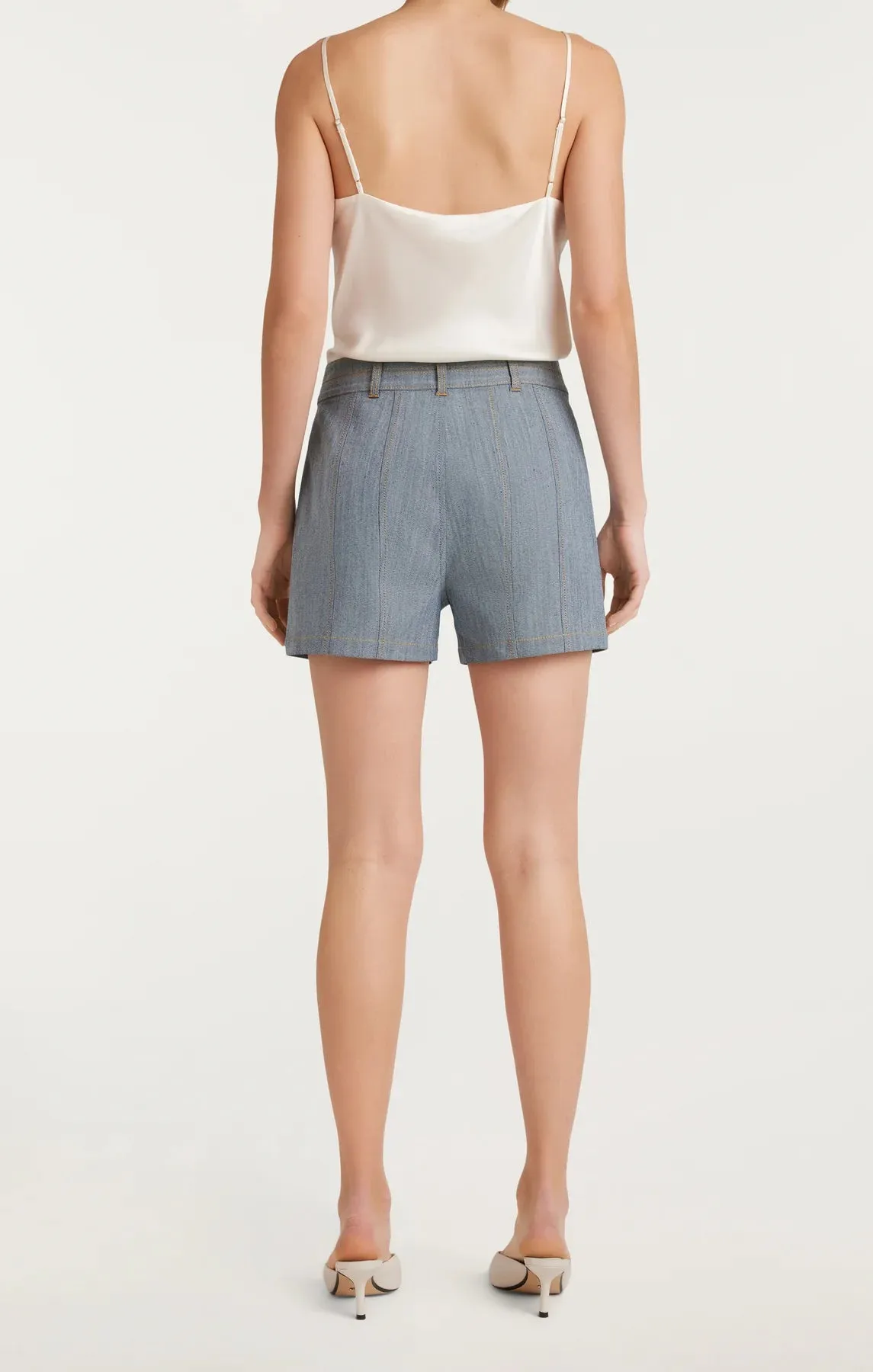 Light Indigo Dorothea Short by Cinq A Sept