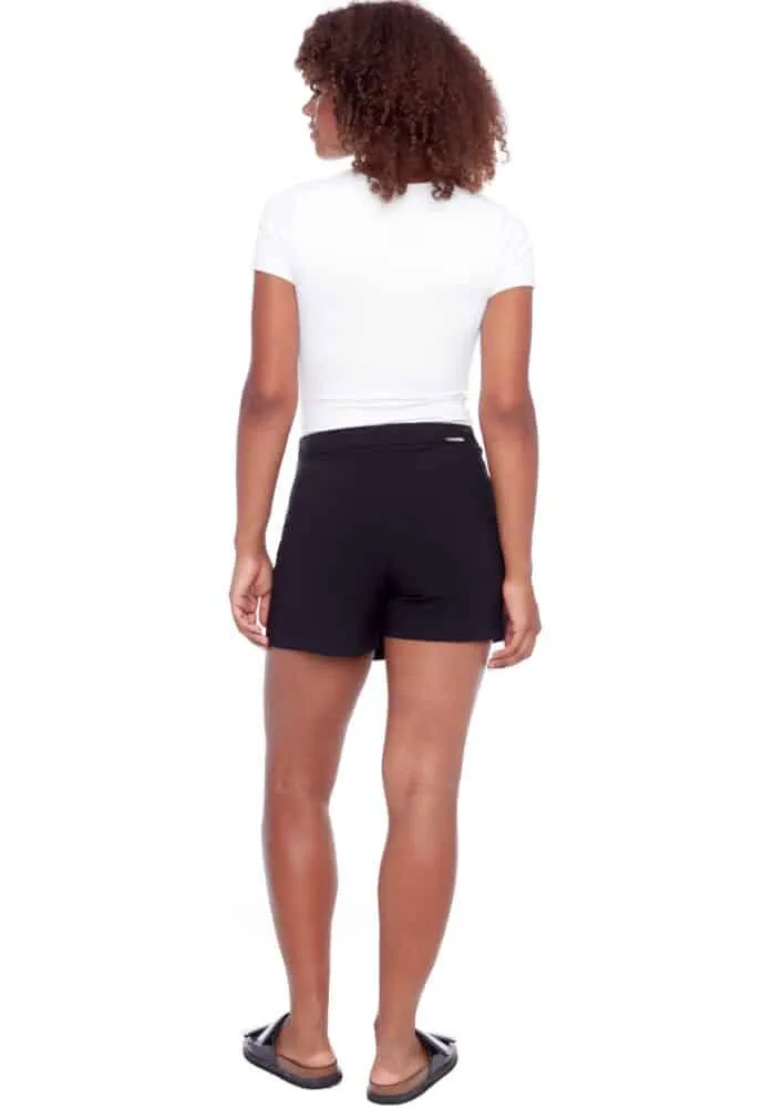 Black Asymmetric Skort