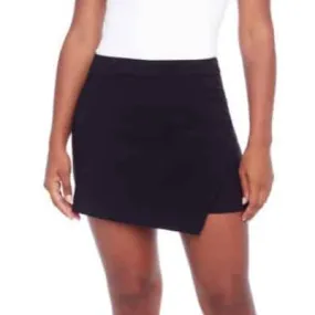 Black Asymmetric Skort