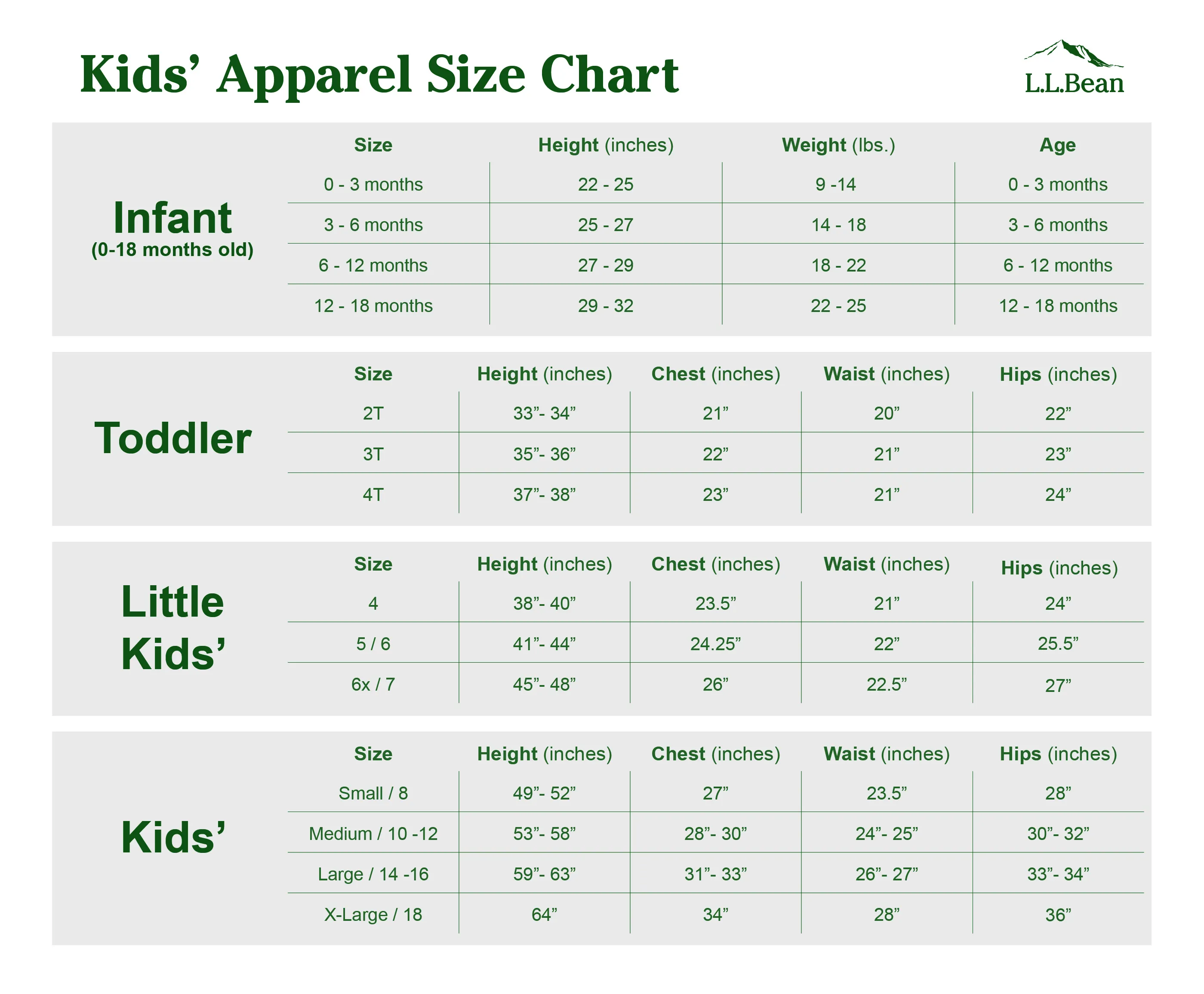 L.L.Bean Kids Flannel Pajamas