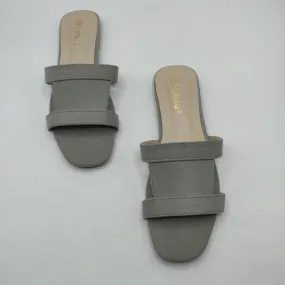 Bead-Embellished Leather Brunello Cucinelli Slides Size 6