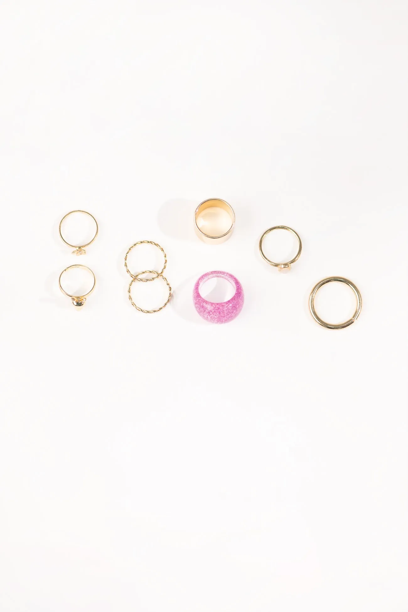 Stylish Metallic Interloop Ring