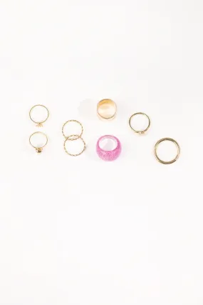 Stylish Metallic Interloop Ring