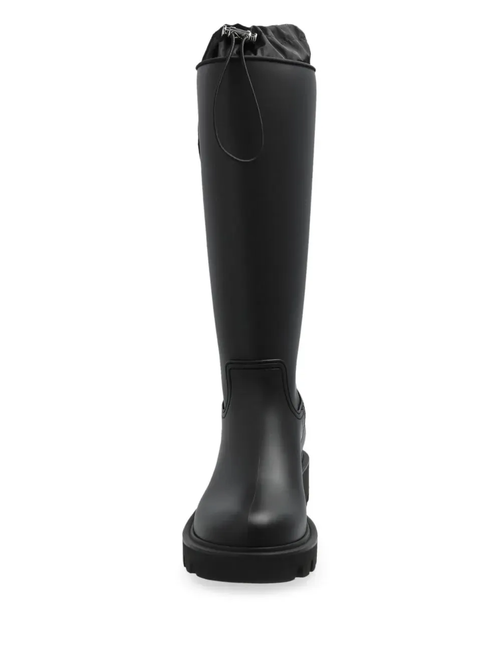 MONCLER Black Kickstream Rain Boots