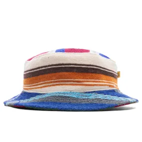 Multicolored Terry Cloth Bucket Hat