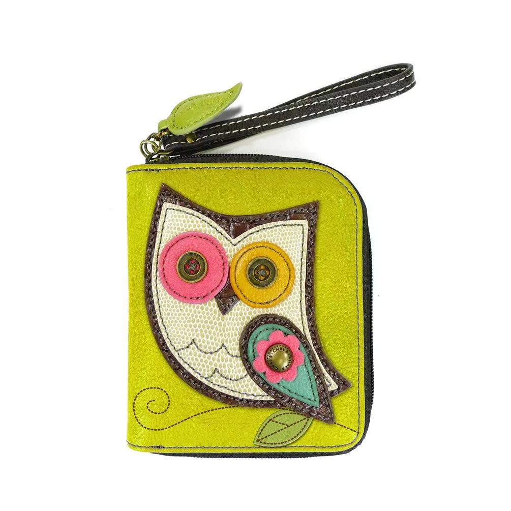 Mustard Color Zip-Around Wallet from Owl Gen II