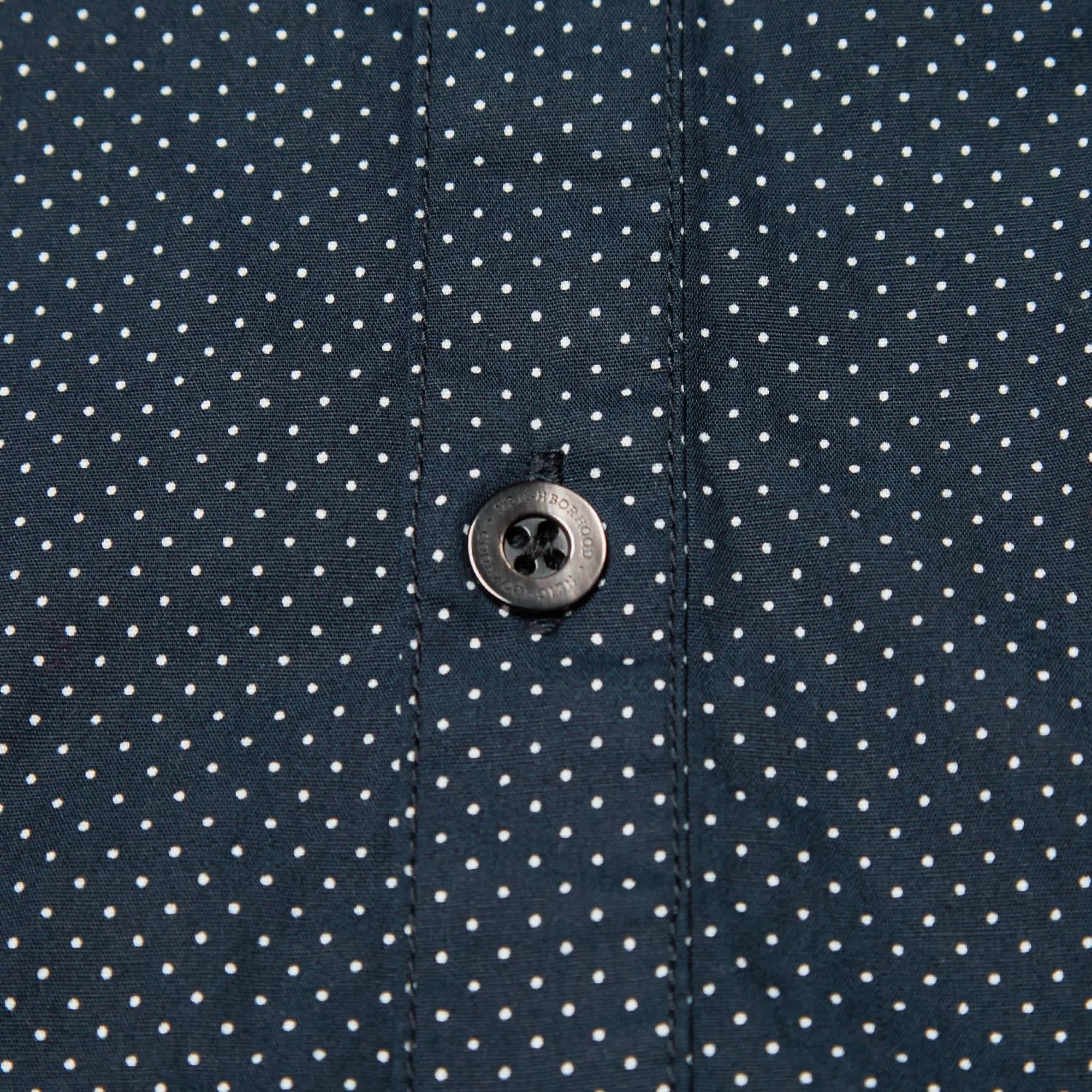 Navy Dot Double Pocket Shirt by Neighborhood