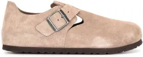 Neutral Birkenstock London Suede Shoes