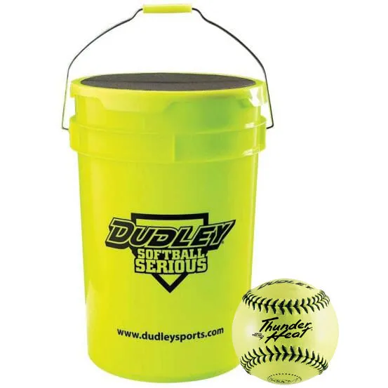 Fastpitch Softballs with Bucket