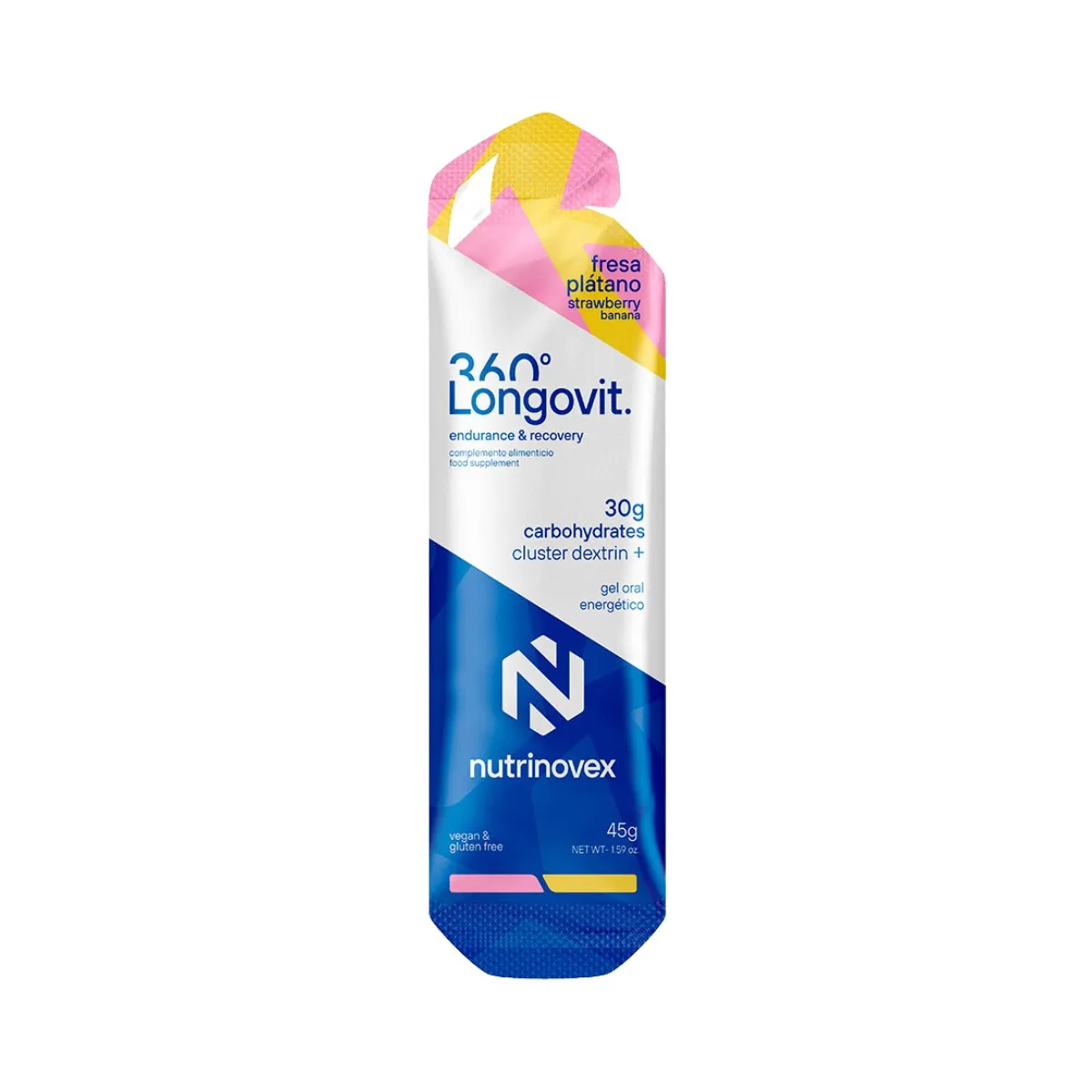 Strawberry Banana Longovit 360 Gel Nutrinovex