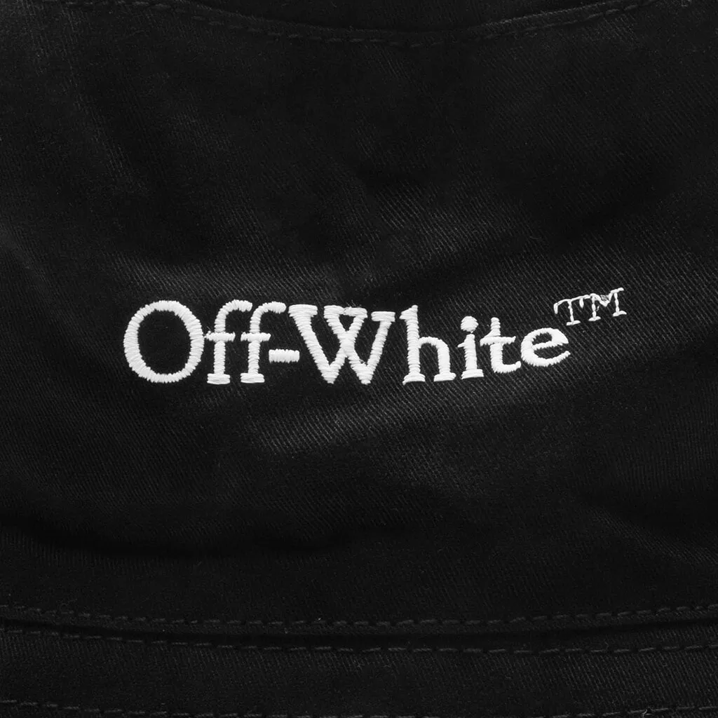 Black/White Bookish Bucket Hat by Off-White