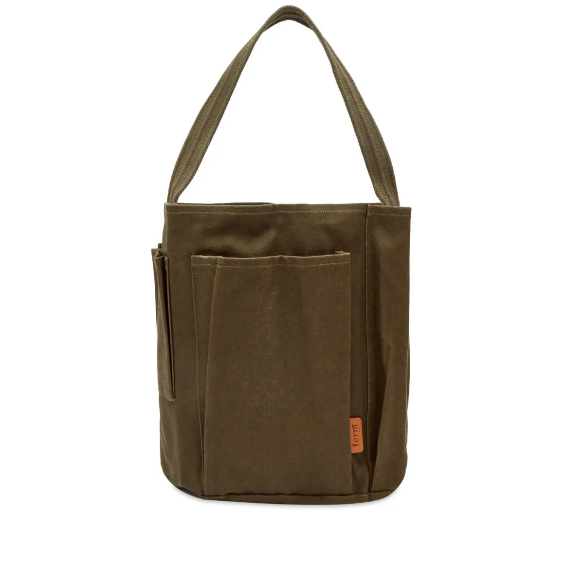 Olive Bucket Bag with Bark Garden Design by ferm LIVING