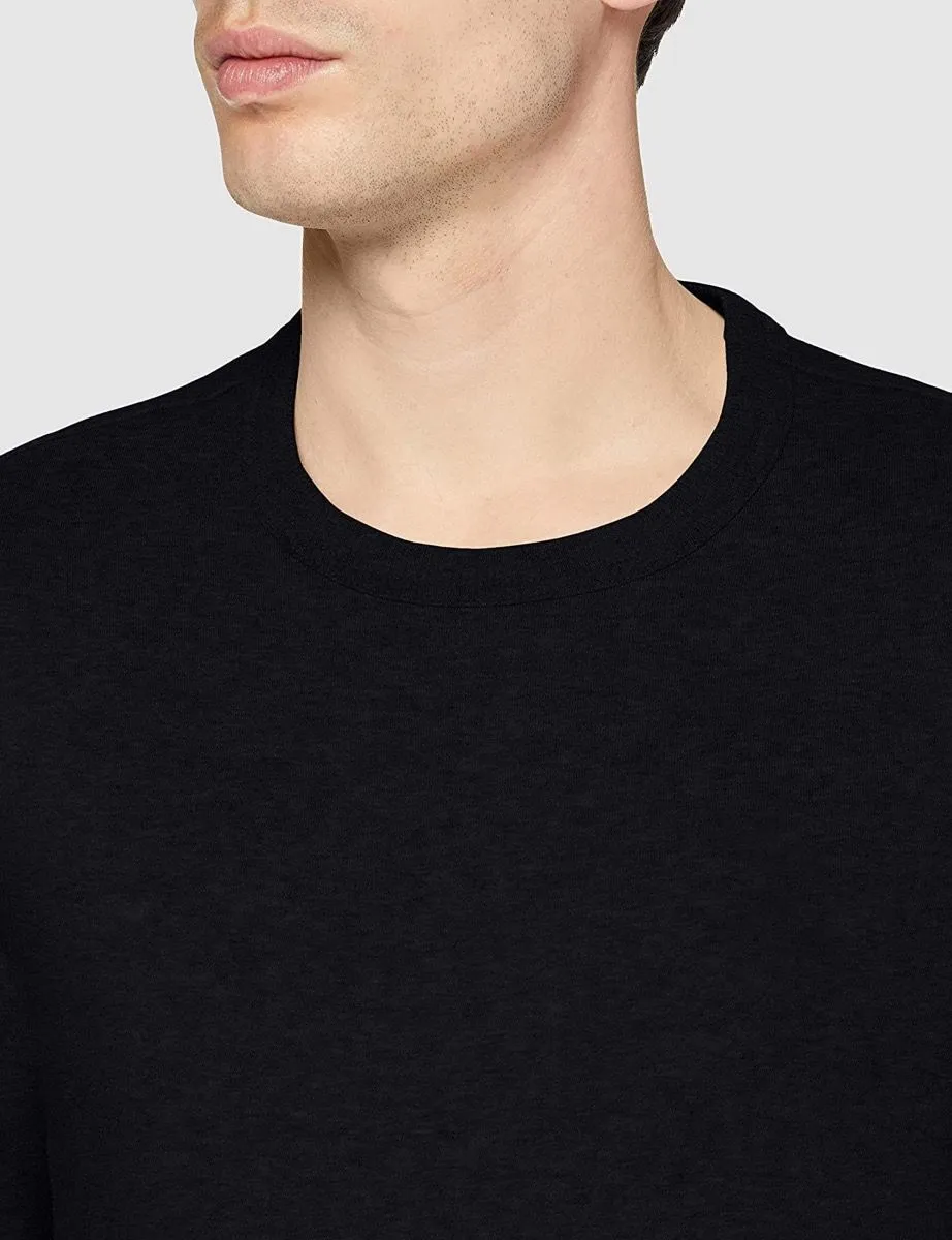 Original Penguin Sticker Pete Crew Neck Sweatshirt True Black