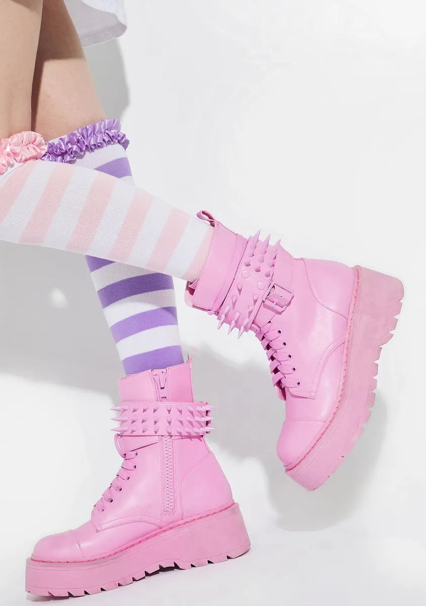 Party Crasher Combat Boots