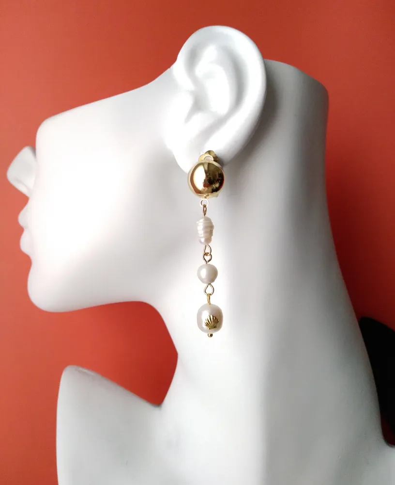 Pearl Drop Style Ear Cuff