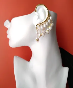 Pearl Drop Style Ear Cuff