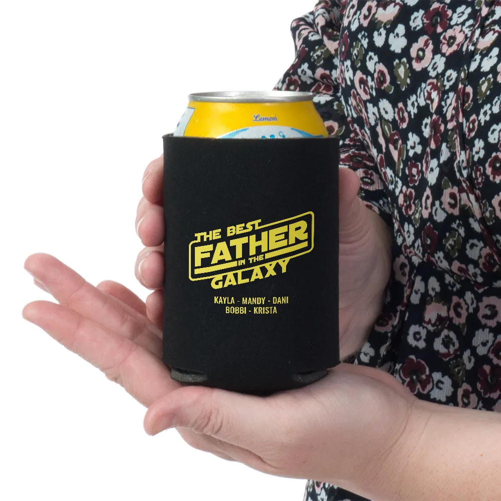 Personalized Can Wrap for Best Father In The Galaxy