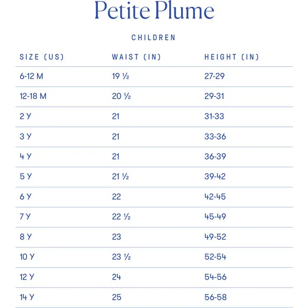 Petite Plume Classic Navy Pajamas