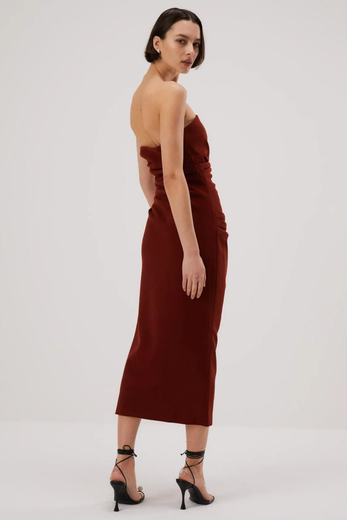 Calandra Midi Dress by Misha - Picante