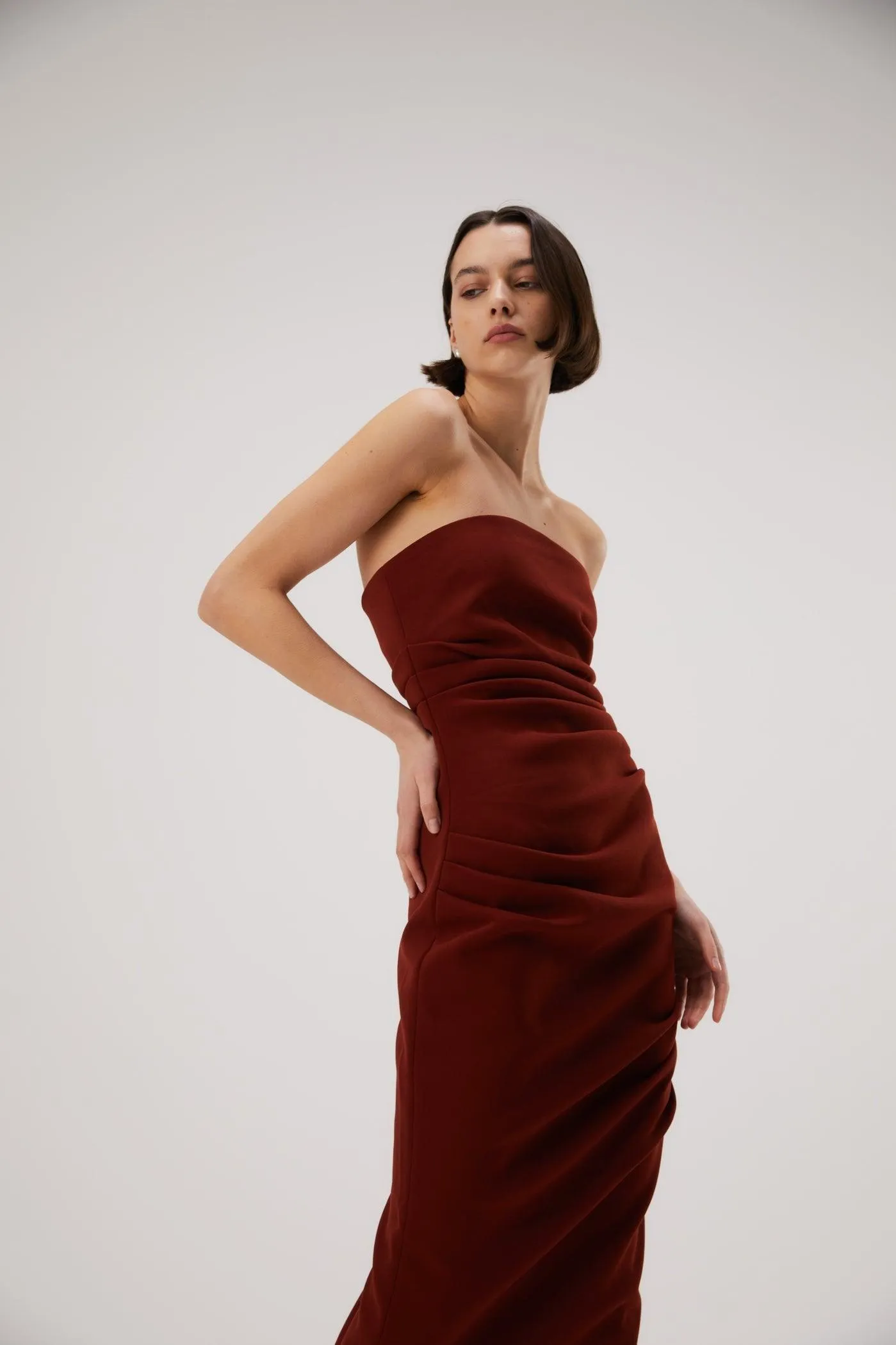 Calandra Midi Dress by Misha - Picante